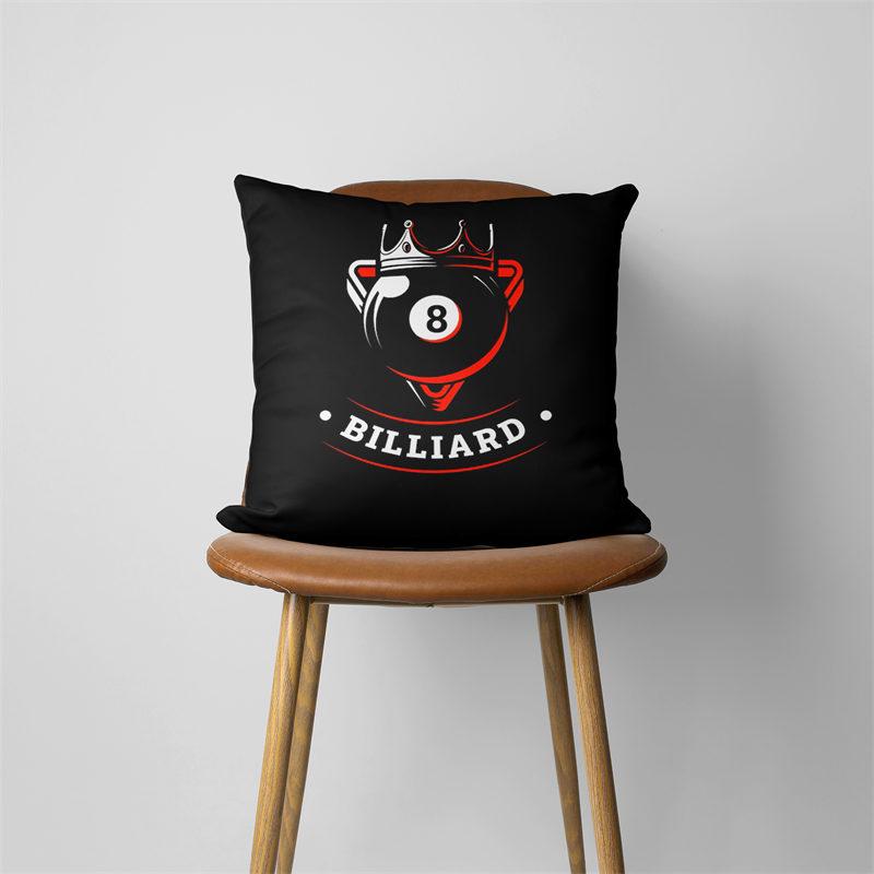 Billiards Club Cushion Cover Comfortable Short Plush Pillow Cases Chair Car Sofa Pillow Cover Home Decorative SJ734