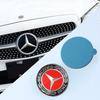 jbfd2 Car Metal 57mm Front Hood Badge Logo For Mercedes Benz AMG W177 W253 X253 X205 GLC/GLE/ML-class A0008171901 Sticker Accessories