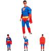 Exquisite Superman Superhero Christopher Reeve Muscle Jumpsuit For Halloween And Cosplay