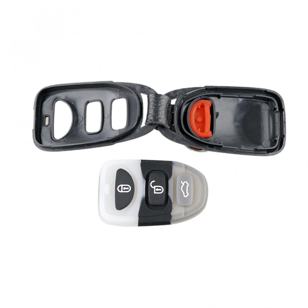 Coque de clé de voiture télécommandée 3+1 Boutons / 2+1 Boutons Compatible Pour Hyundai Elantra Sonata / Kia Carens
