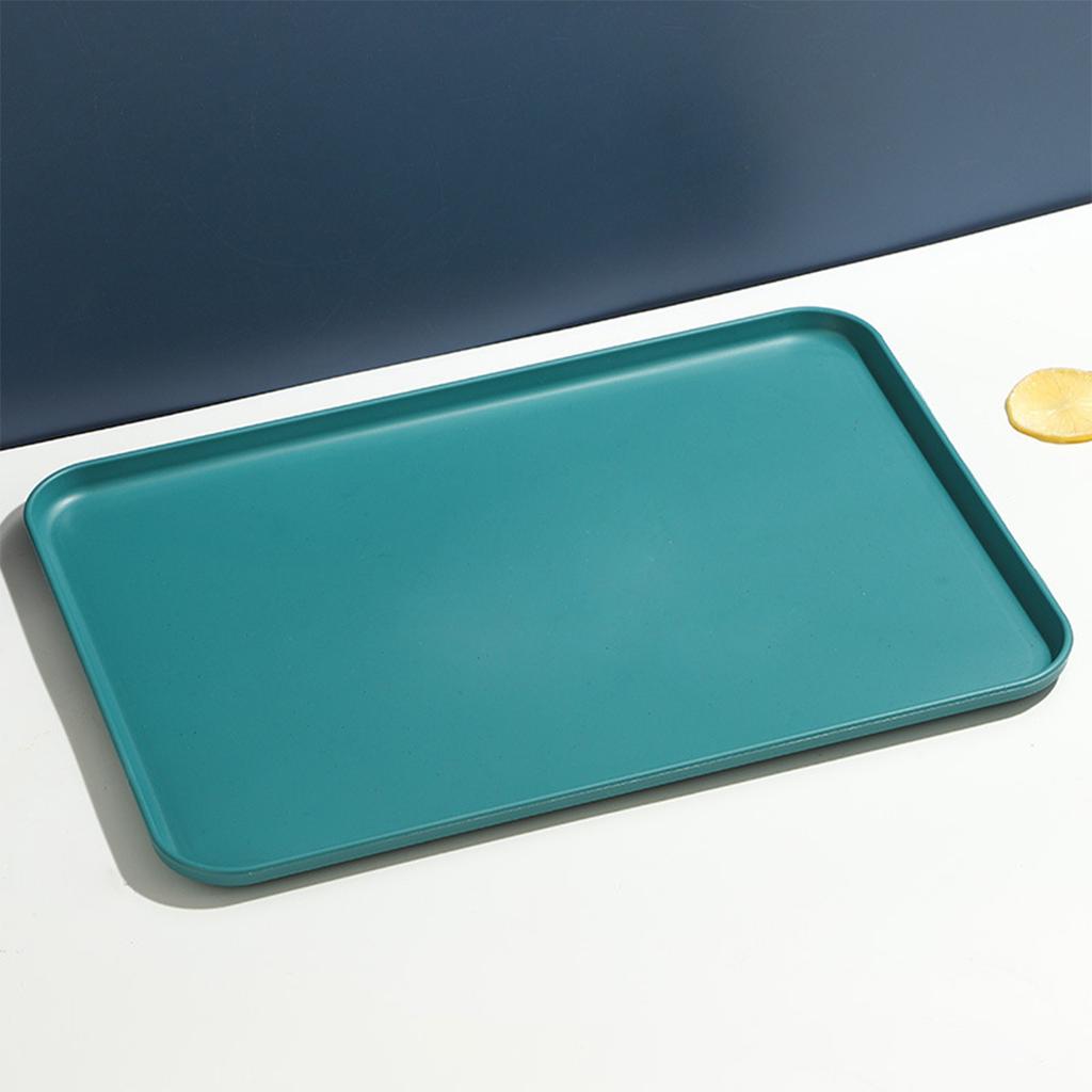 Rectangular Tray Plastic Restaurant Household Cup Tea Tray Catering Fast Food Barbecue Tray Kitchen Supplies