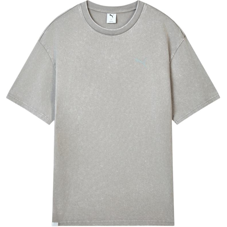 Puma Logo Crew Neck Pullover Short Sleeve T-Shirt Men Tops 637336-71 S