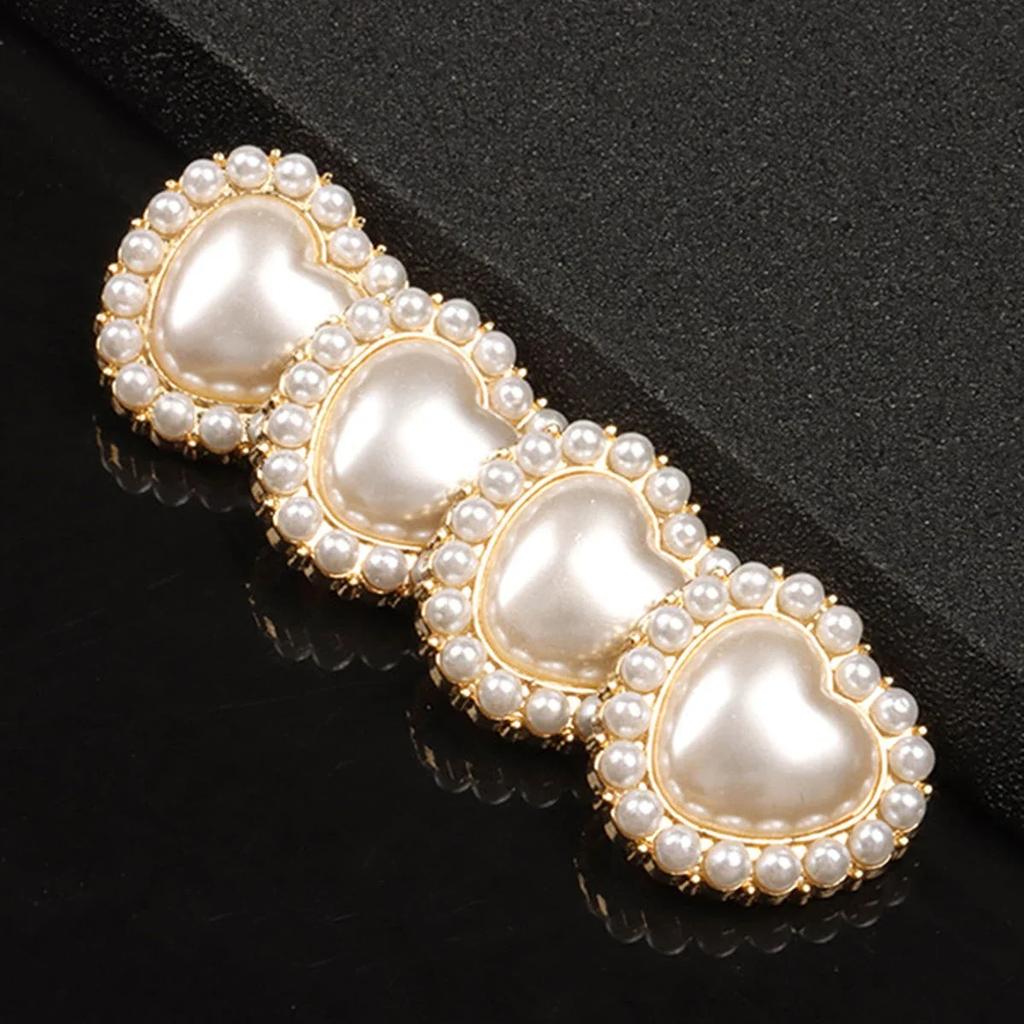 10 Stück - 23MM Legierung Glänzender Strass Perle Kleidungsknöpfe DIY Kleidung Nähknopf Handarbeit Dekorative Näherei