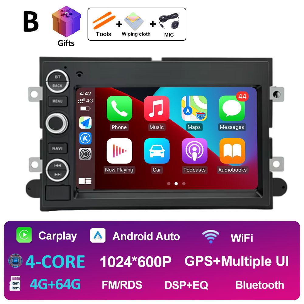 Para Ford 500 F150 Sistema Android Inteligente 7 polegadas Reprodutor Multimídia de Vídeo para Carro Bluetooth DSP Estéreo Tela Tátil 2.5D Unidade Principal WIFI