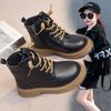 Child Korean Popular Simple Daily Snowboot Western Stylesoft Soled Studentshoe  Suitable Girlswinter Versatile Short Boot