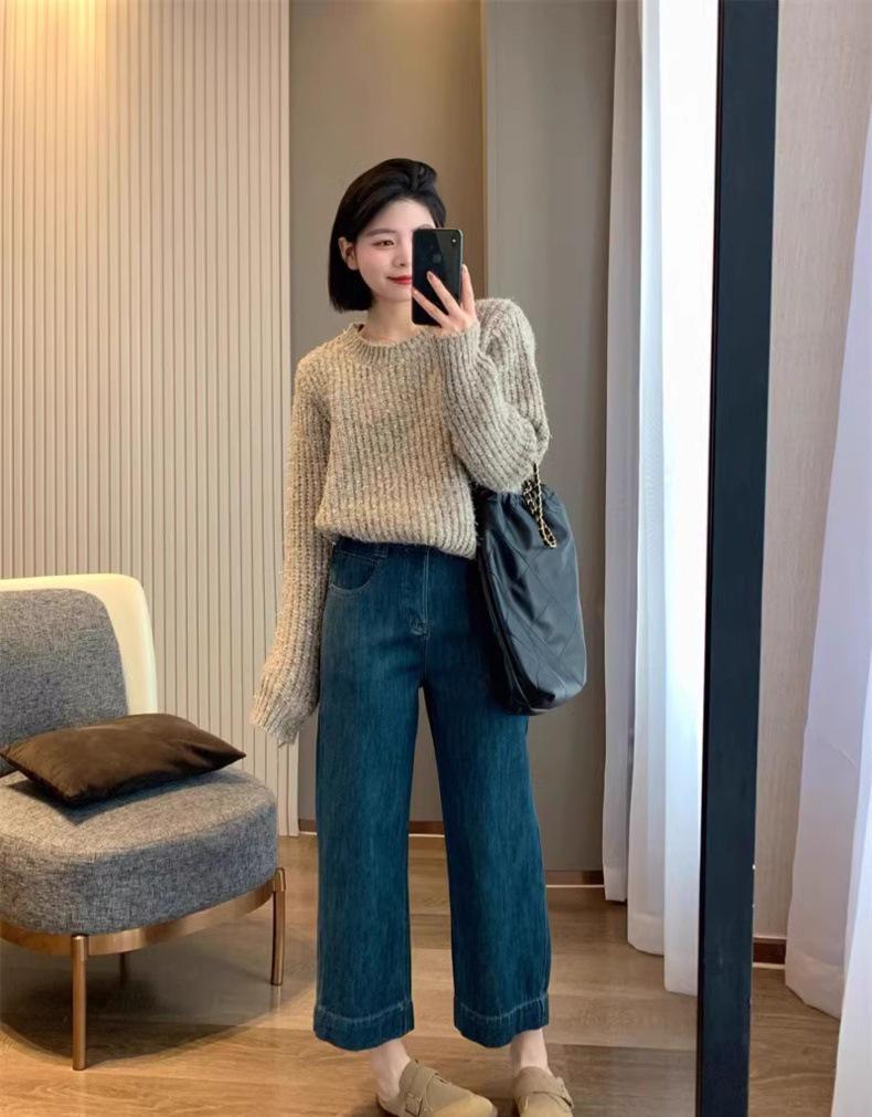 2024 High-Waisted Slimming Jeans for Plus-Size Pear-Shaped Women