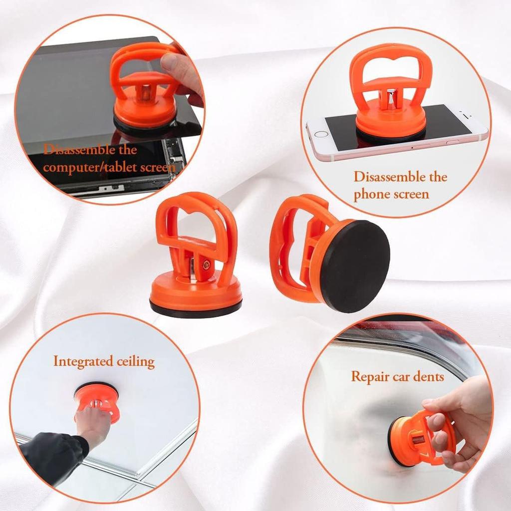Portable Suction Cups for Mobile Screen, Car Glass, Tile, and Ceiling Installation & Removal
