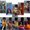 Retro Singer Kurt Cobain Phone Case For Samsung Galaxy S25 Edge S24 S23 FE S22 S26 Ultra S21 S20 S10 Plus Capa Soft