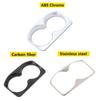For Peugeot 3008 5008 GT 2017 2018      Car Central Console Front Water Cup Trim Cover Accessories