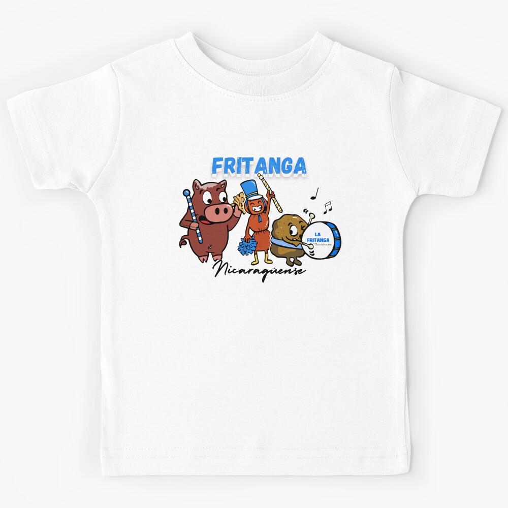 Patriotic Nicaraguan Fritanga Kids T-Shirt 110