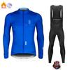 Cycling Clothing Autumn and Winter Long-sleeved Velvet Warm Road  Men's Team Tour De France Cycling Clothing 2026 Winter Cycling Clothing Set
