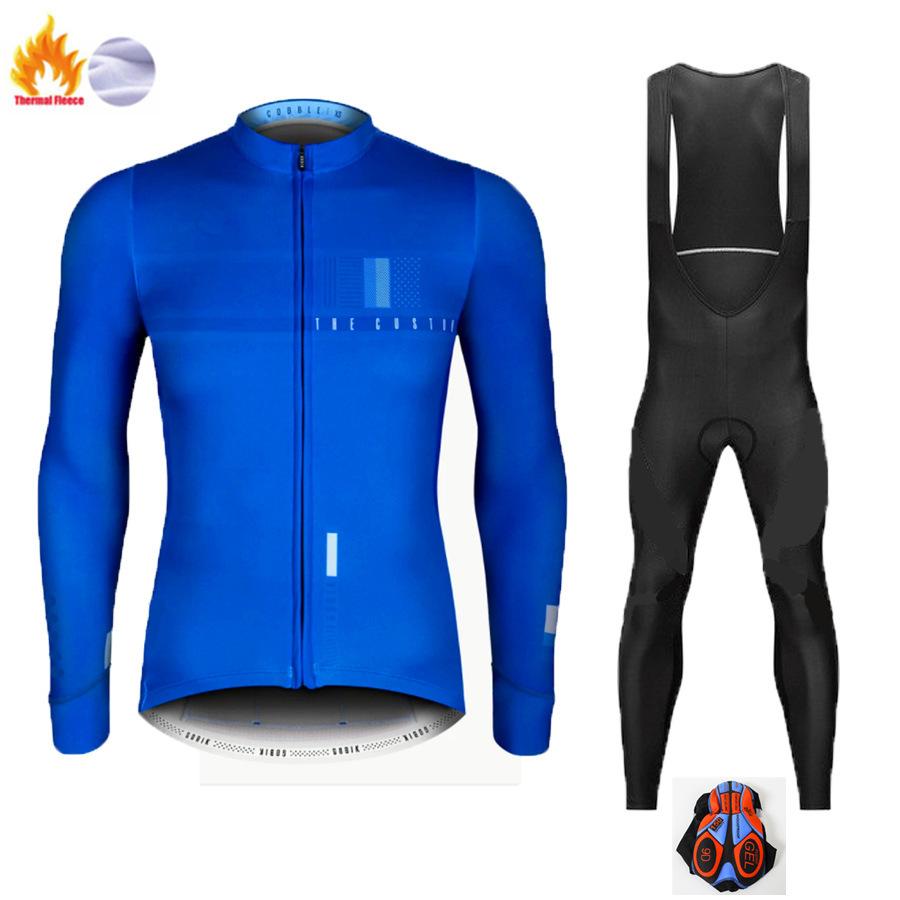 Cycling Clothing Autumn and Winter Long-sleeved Velvet Warm Road Men's Team Tour De France Cycling Clothing 2026 Winter Cycling Clothing Set