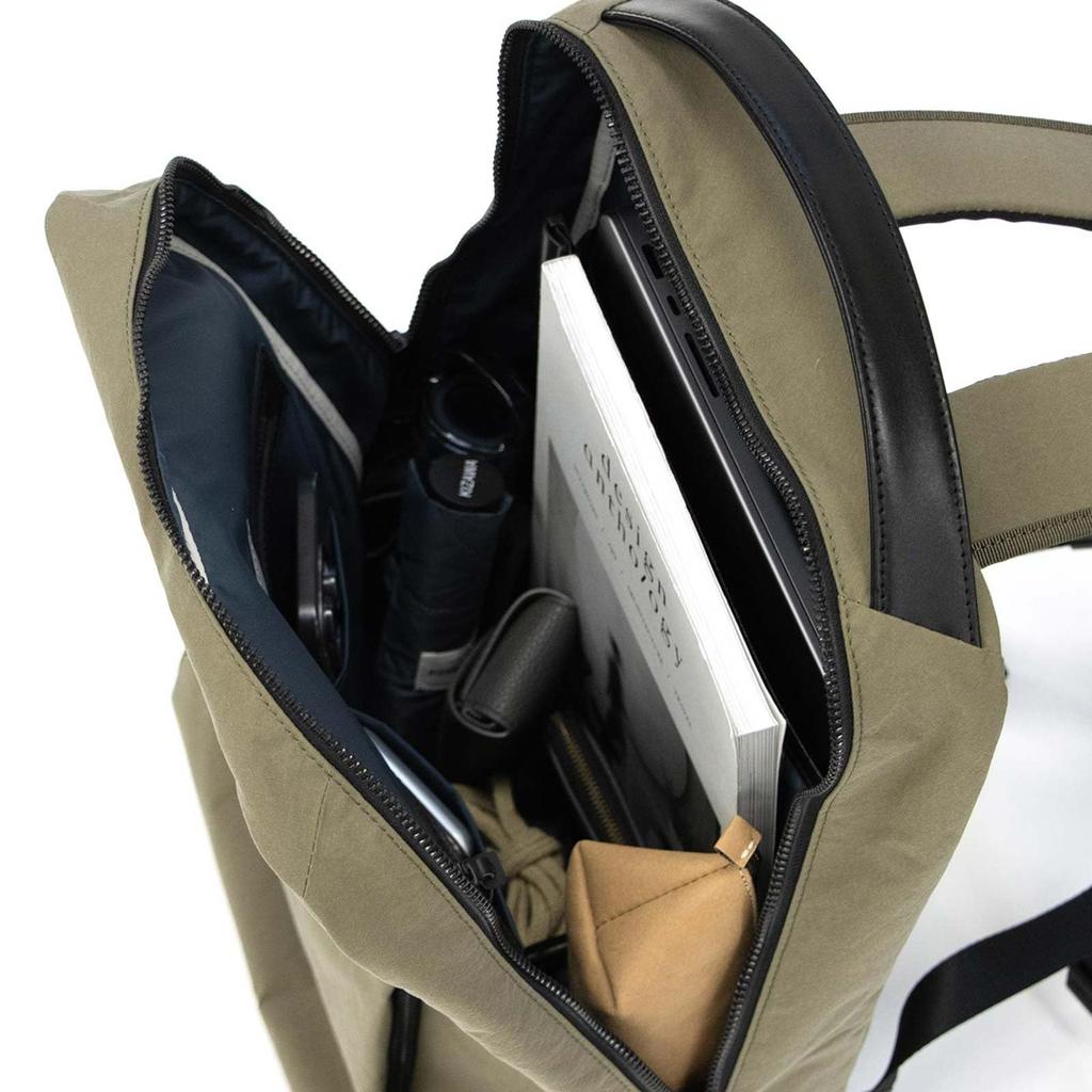 Root Box Backpack, Square, Unisex, Lightweight, Water-Repellent (Charcoal)