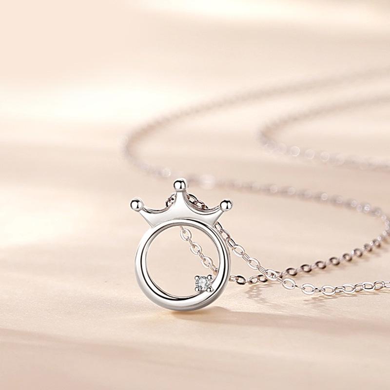 Tancise S925 Sterling Silver Luxury Personality Pendant Necklace Women's Classic Tide Necklace