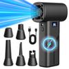 Wireless Mini Handheld Turbo Fan 110000RPM Violent Air Blower 41m/s Wind Speed Portable Air Duster with LED Light