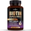 Biotin Collagen Keratin Hyaluronic Acid Hair Growth Vitamins AGE - 50 000mcg