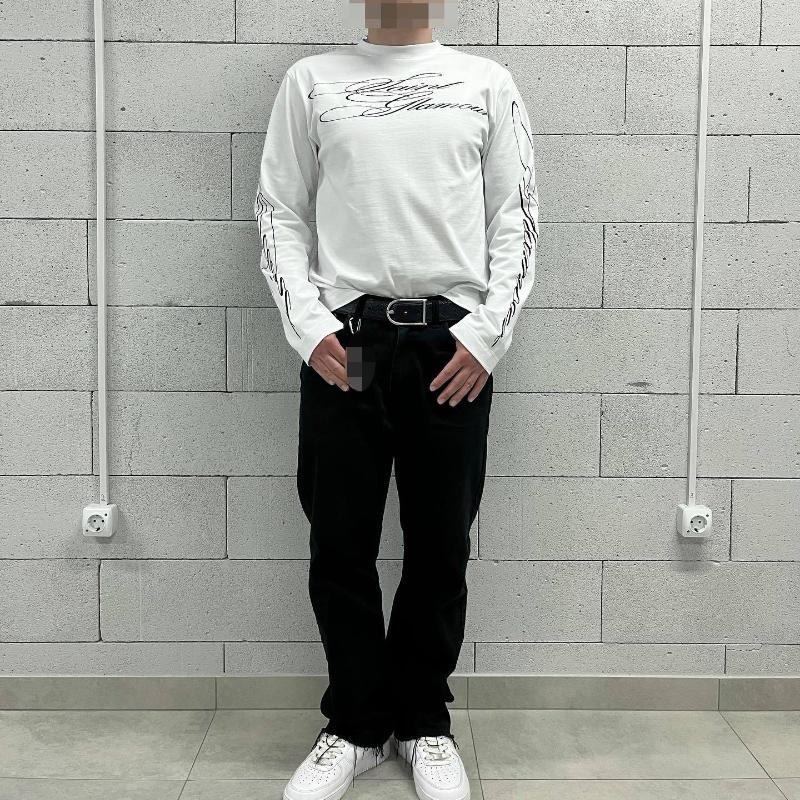 Y2K Fashion Casual Cross Print Autumn Long Sleeved Loose Men's and Women's Top