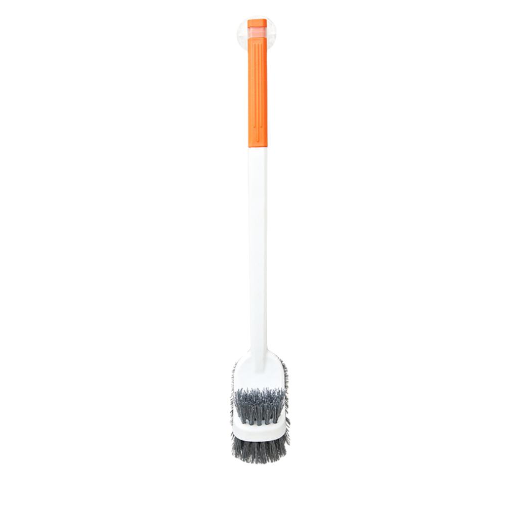 Long Handled Toilet Brush Double-Sided Elbow Bathroom Brush New Squat Brush Cleaning Tool