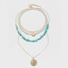 European & American Bohemian Colored Gravel Natural Stone Necklace for Women - Summer Jewelry