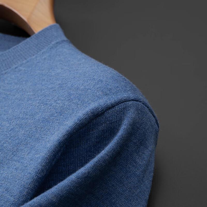 Dibinze Men's Plus Size Wool Knit Short Sleeve T-Shirt