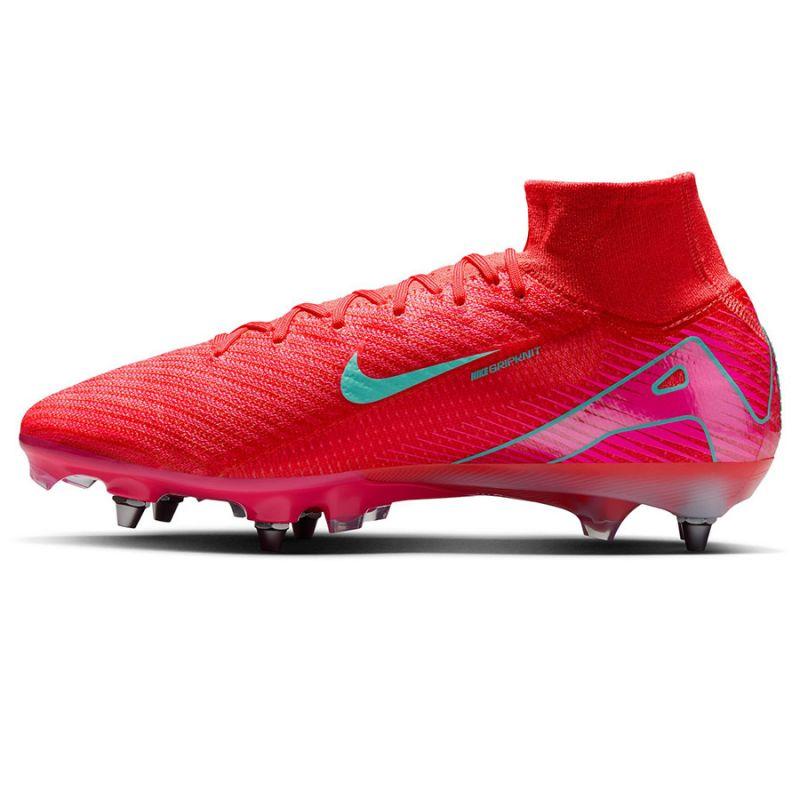 Nike Mercurial Superfly 10 Elite Pro SG soccer shoes Ember Glow/Aurora Green