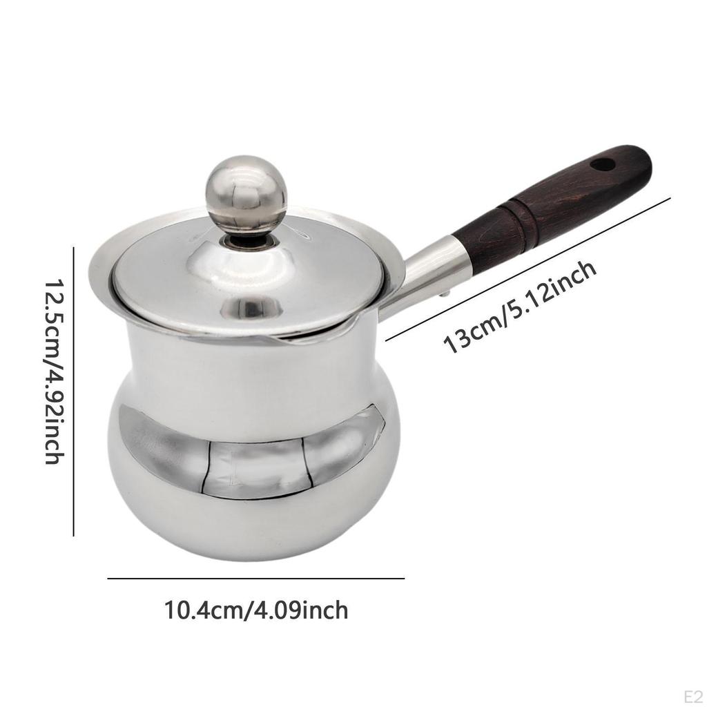 Cafetière Bouilloire Faire du Thé Polyvalente Prise Confortable Moussage de Lait avec Bec Théière