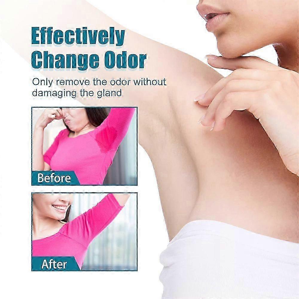 3Pcs Deodorant Water Armpit Therapy Antiperspirant Home Underarm Body Odor Roll-on