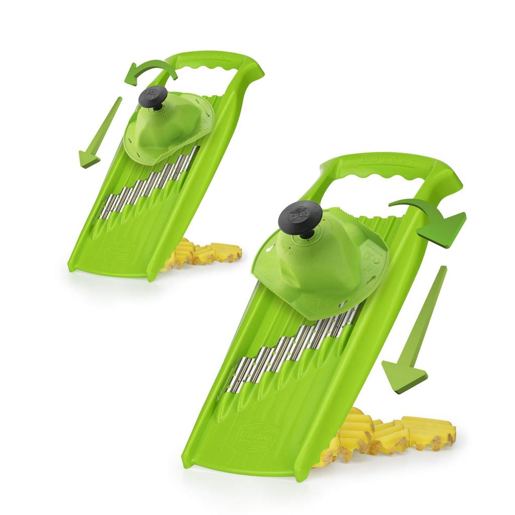 Borner PL Waffle Slicer XXL Directly Sold by the Official German (Green) - Manufacturer!