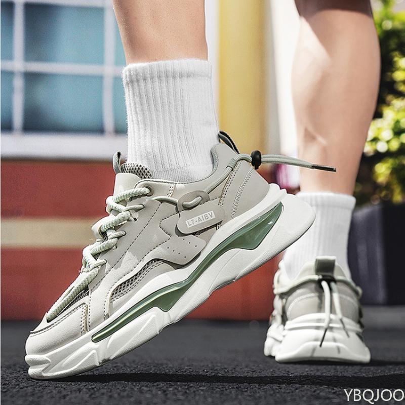 

Fashionable and Versatile New Casual Lace Up Sports Men s Shoes Trend Street Thick Sole Height Increasing Sports Men s Shoes 44