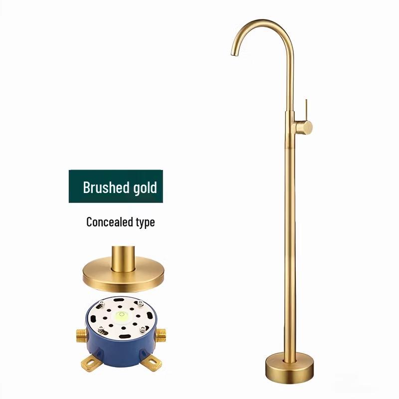 TLXT Brass Bathroom Bathtub Faucet