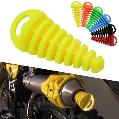 Universal Motorcycle ATV Exhaust Pipe Plug Tailpipe PVC Air Bleeder Plug Wash Plug Pipe Protector