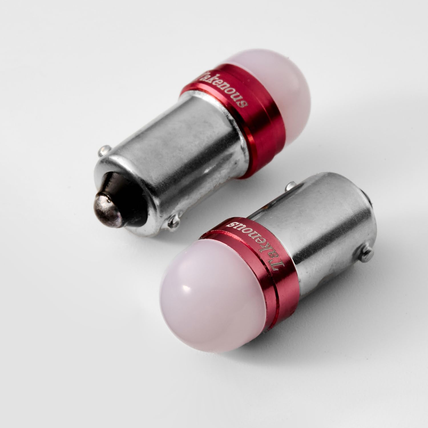 

Takenous Truck Bastard Takemura Shokai BA9s LED G14 24v Светящаяся Лампочка для Габаритного Огня, Комплект из 2 штук (красный) красный