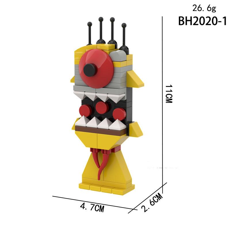 Sprunki Building Blocks Assemble Toy Doll Game Display Model Gift Decoration