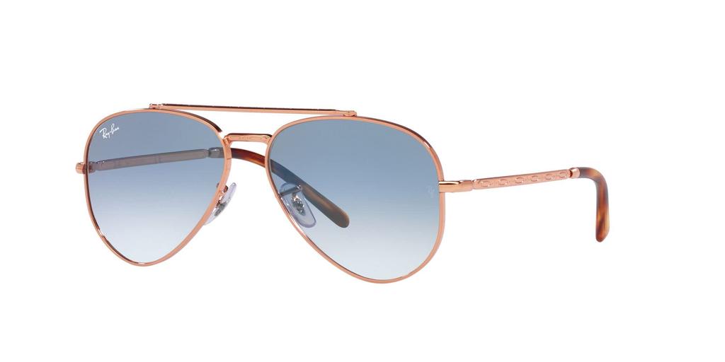 RB3625 Rose Blue Gradient Size 62 Ray-Ban Sunglasses, Gold/Crystal Lenses,