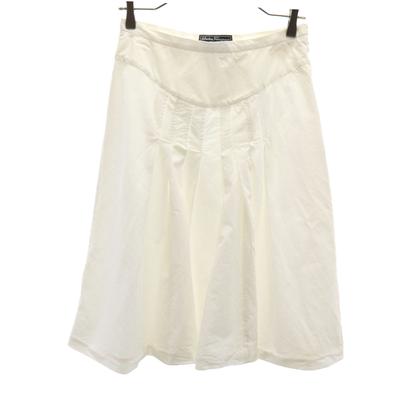 Hergestellt in Italien Midirock 38 weiß Damen Gebraucht