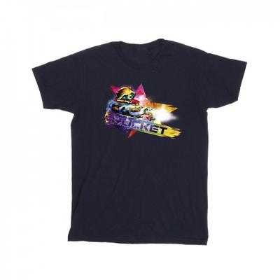 Mens Guardians Of The Galaxy Abstract Rocket Raccoon T-Shirt