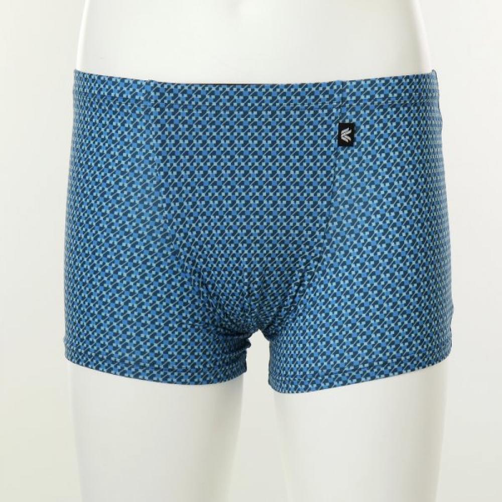 Wacoal Men S Geometric Print drawS Pant Wmp2432 cyan/95