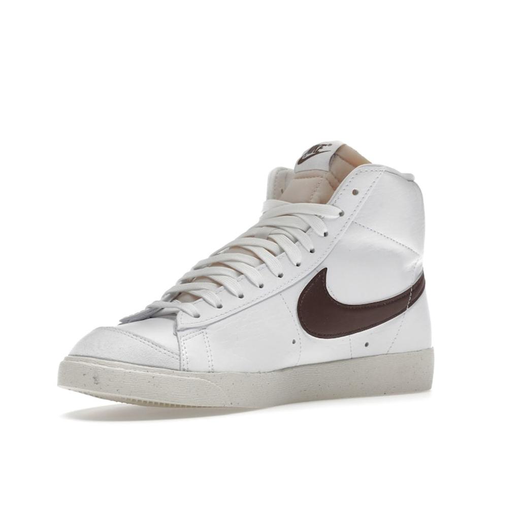 Nike Blazer Mid 77 Next Nature Cacao Wow Women Sneakers White Sail Black DQ4124-104