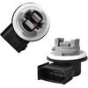 2pcs Turn Signal Light Bulb Socket Front Tail, Light Lamp Blinker Holder Base Assembly Compatible with Ford F150 F250 F350 2009-2014 Super Duty Edge