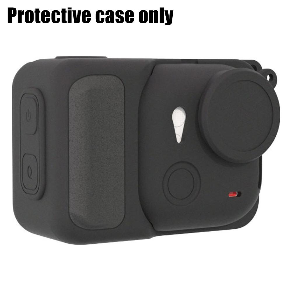 Silicone Protective Case For Insta360 GO Ultra Shockproof Skin Cover With Lens Cap Anti-lossing Rope For Insta360 GO Ultra Camer