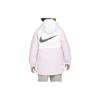 Nike Kids Mid-Length Color Block Hooded Zip-Up Casual Jacket Kids Jackets Foam-Pink FV3043-663