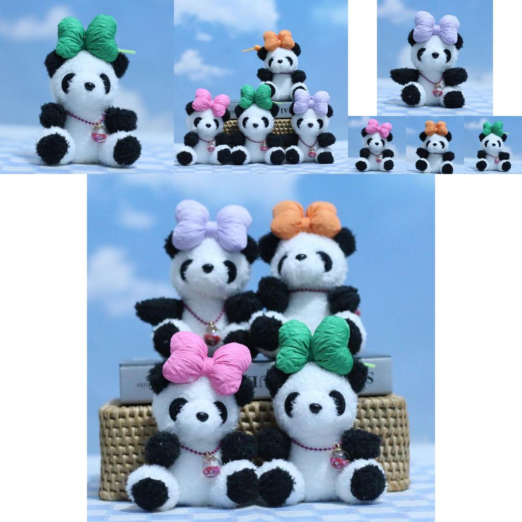 Delightful Mini Panda Plush Toy Cute Keychain For Bags And Accessories