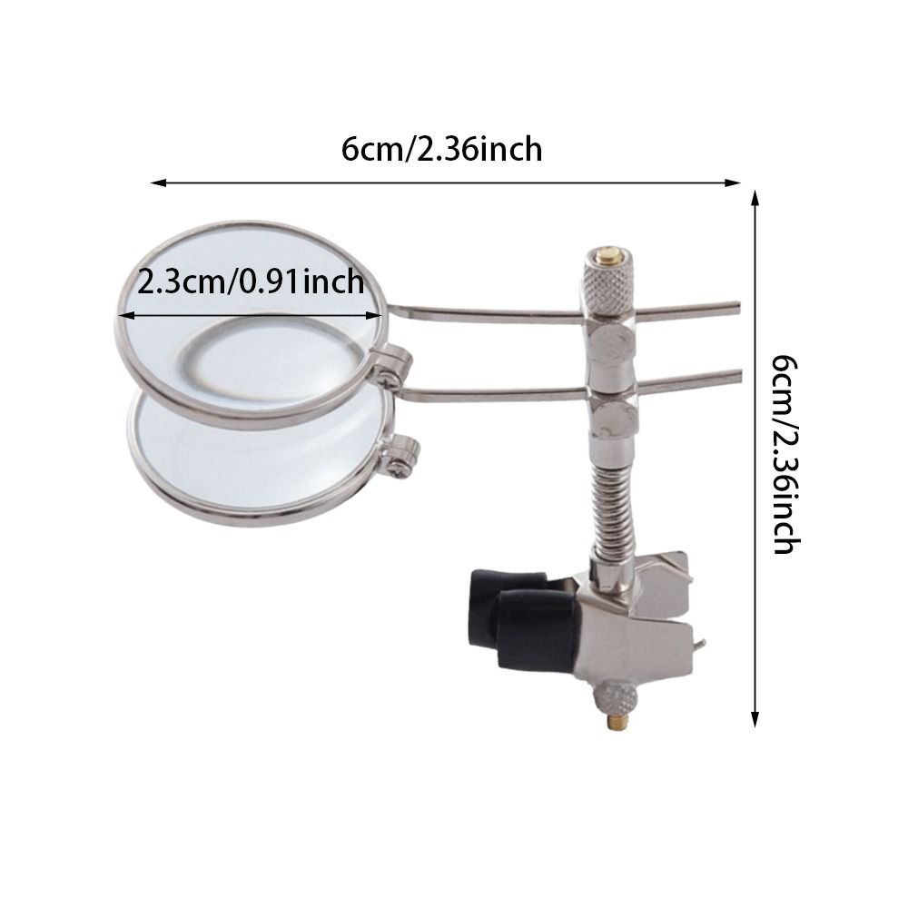 5/10/15X Jeweller's Eye Loupe Clip-On Pocket Magnifier Product Inspection