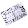 Portable ECG EKG 7 Step Ruler Card ECG/EKG Interpretation Tool For Easy ECG EKG Interpretation Heart Health Assessment
