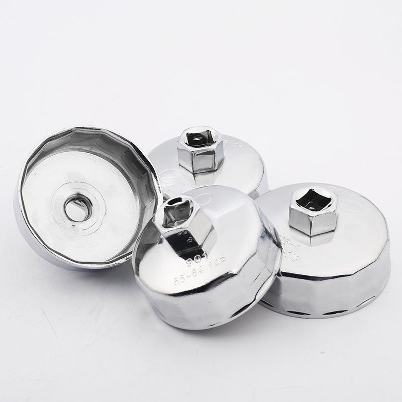 Steel Cartridge Oil Filter Wrench - Auto Repair Cap Tool