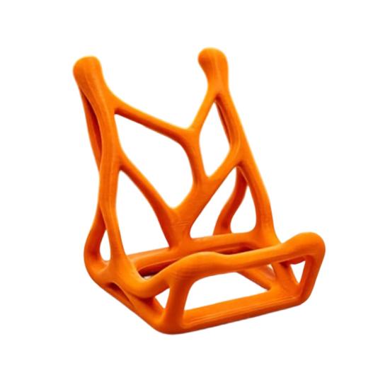 Mobile Phone Holder 3D-Printed Skeleton-Inspired Phone Stand Thin Lightweight Decorative Ornament for Desk