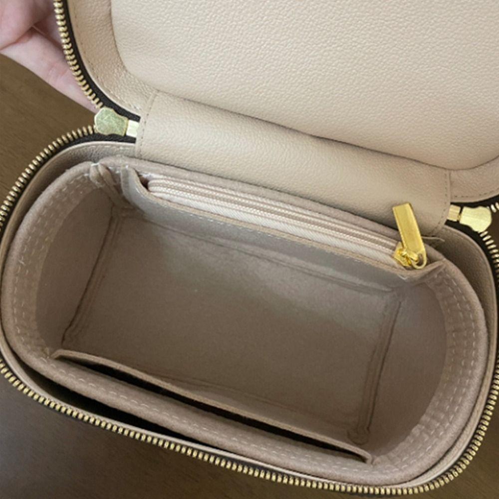 Felt Handbag Insert Bag Storage Organization Purse Liner Bag Support Portable Internal Bag for LV Nice Nano/Mini/BB/Vanity