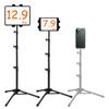 Floor Tripod Stand Tablet Phone Holder Height Adjustable Universal for 4.7-12.9 Inches