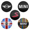 4Pcs 56mm Car Wheel Hub Center Cap Badge Stickers For Mini Cooper One S JCW R55 R56 F55 F56 R57 R58 R60 Countryman Accessories