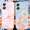 Schöne Hülle mit Aufdruck für OPPO A17 (CPH2477) Weiche Silikon-TPU-Rückabdeckung für Oppo A17 A 17 4G Handyhüllen